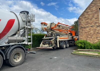 Camion pour coulage de béton